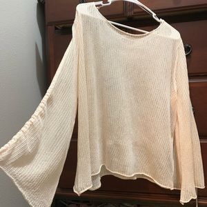 Knit, Flare, Cover shirt.